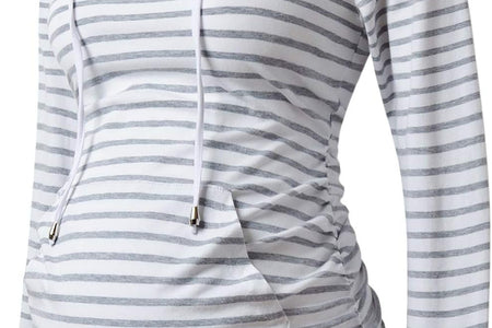 Maternity Hoodie Long Sleeves Shirts Casual Maternity Top Pregnancy Sweatshirt Casual Clothes