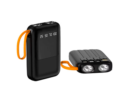 18650 Power Bank Fast Charging Powerbank Portable Battery Charger Powerbank for Iphone Xiaomi 4IN1 Mini Battery Storage Boxes